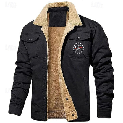 Fleece Lined Casual Jacket