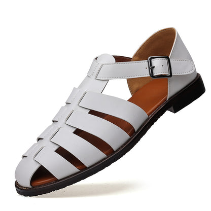 Casual PU-leren sandalen voor heren