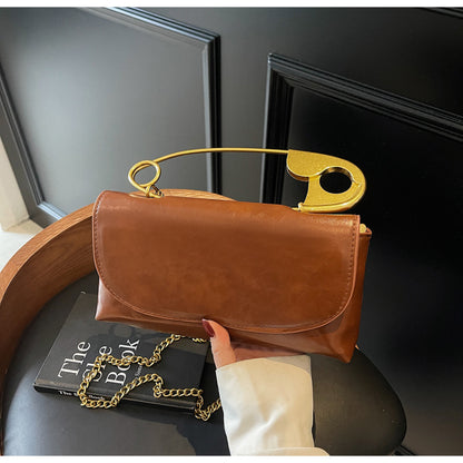 Distinctive Creative Large Pin Womens Crossbody Small Bag