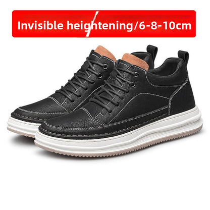 Men's Invisible Height Increasing Casual Sneakers Thick Sole Shoes