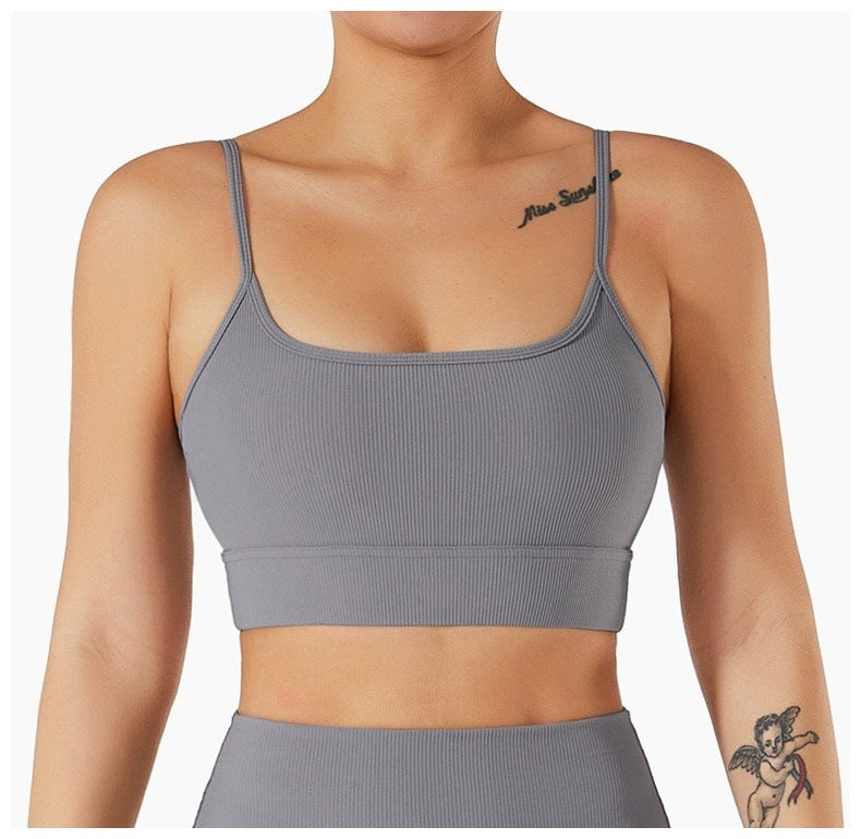 Womens Halterneck Long Sleeve Yoga Suit Tight Fitness Wear