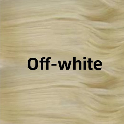 Transparent wig with no adhesive on the front side