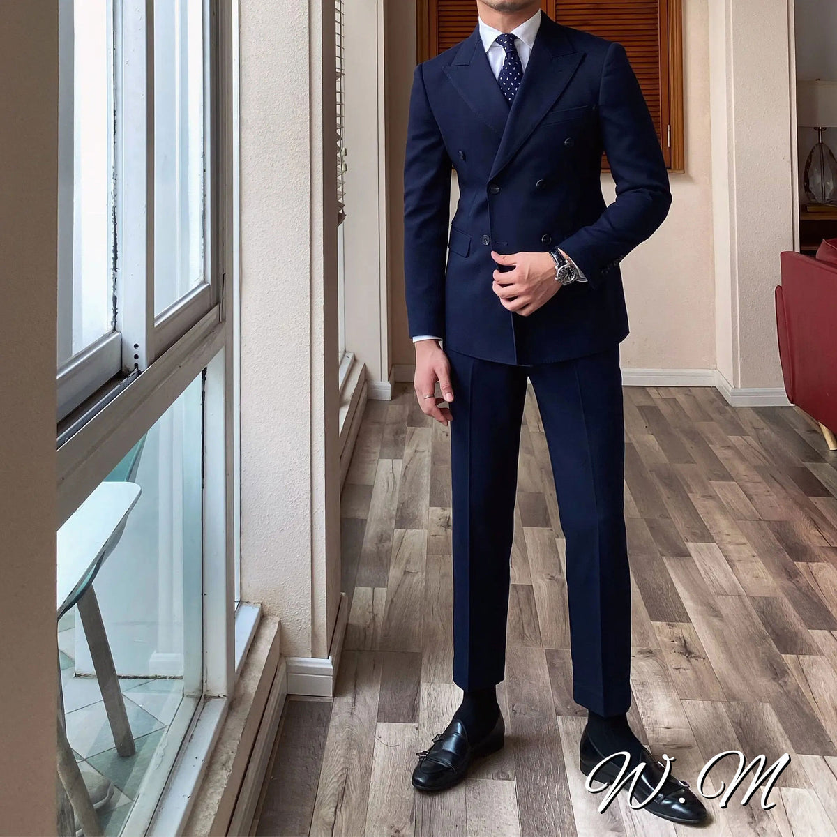 Classic Men's Suit with Trousers