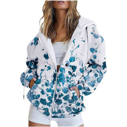 Digitaal bedrukte Urban Casual Sweatvest