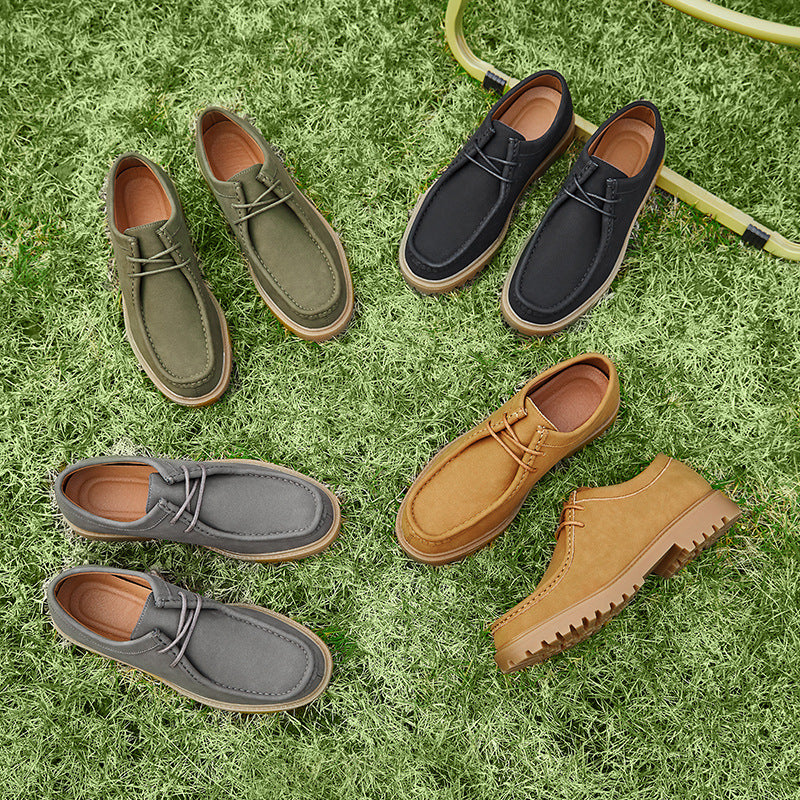 Mens Classic Leather Derby Shoes