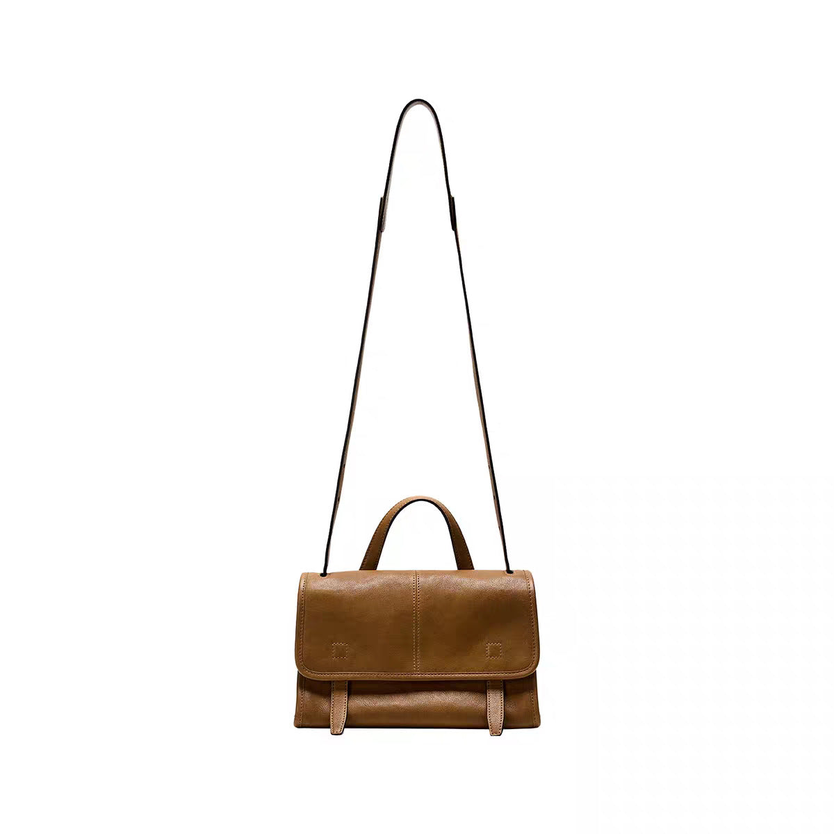 Vintage Genuine Leather Crossbody Bag