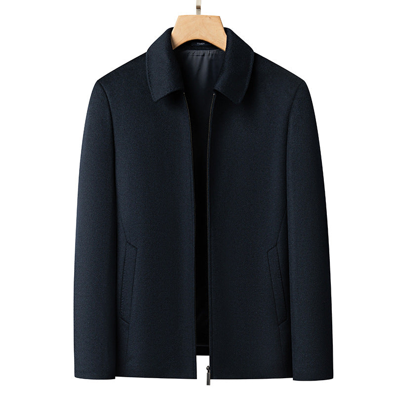 Mens Wool Blend Jacket Coat