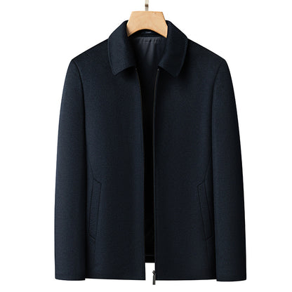 Mens Wool Blend Jacket Coat