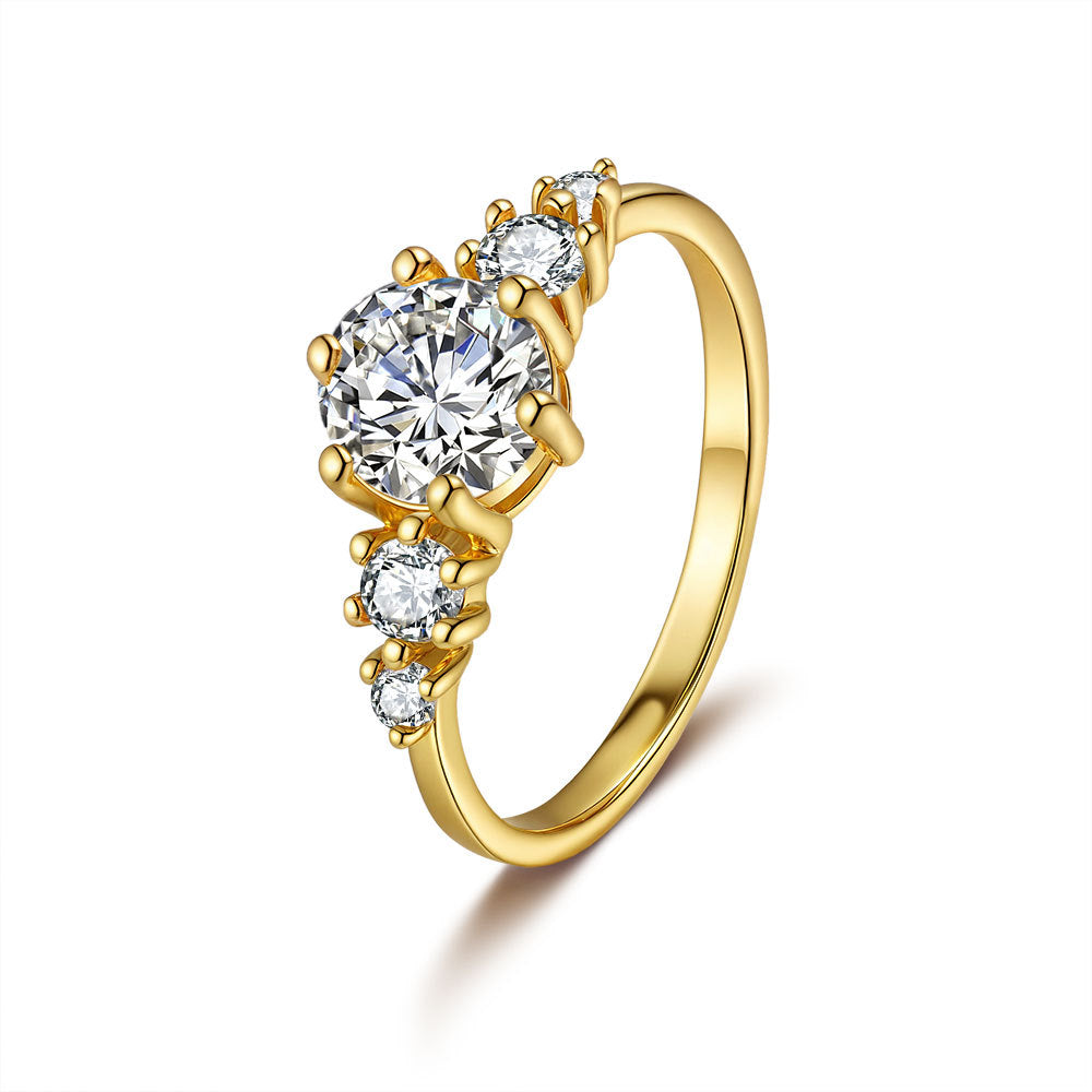 Ring van sterling zilver (S925) met edelsteen