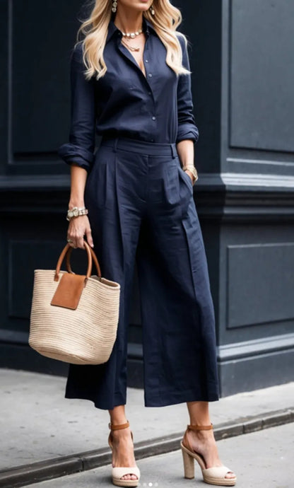 Elegant Women's Casual Suit Set