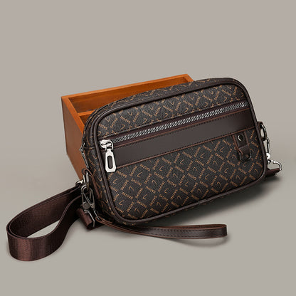 Klassieke hand-crossbodytas voor heren