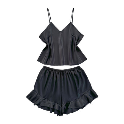 Lace up pajama set