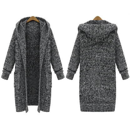 Losse cardigan met capuchon