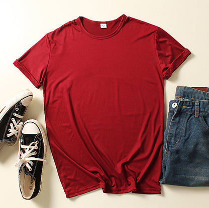 Loose Fit Round Neck Short Sleeve T-Shirt