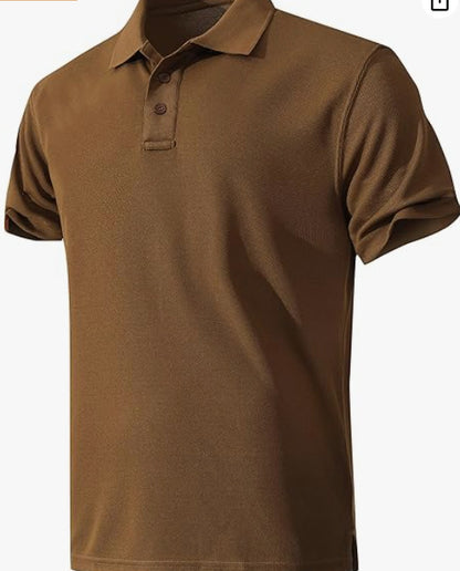 Mens Moisture Wicking Quick Dry Polo Shirt