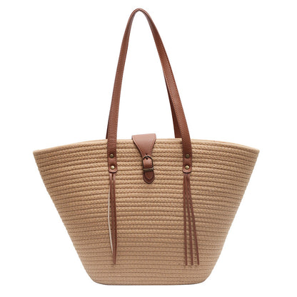 Casual Woven Tote Bag for Women