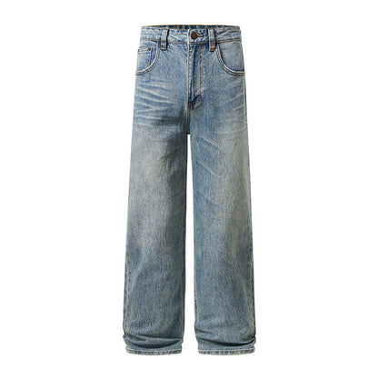 Men's Cleanfit Trendy Light Blue Jeans