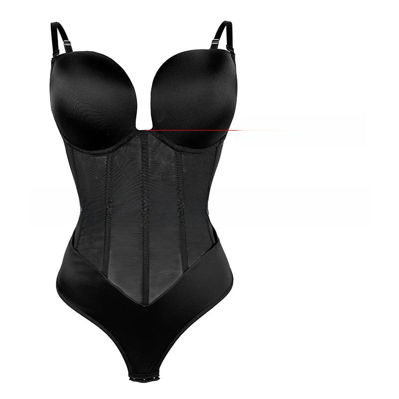Women Backless Shaping Bodysuit Tummy Control