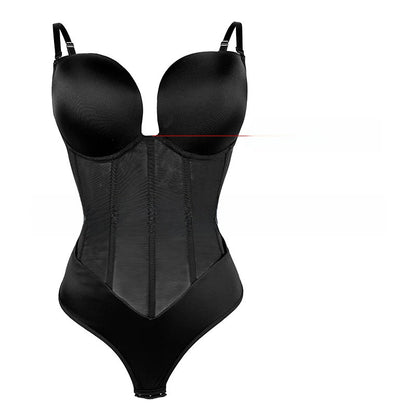 Women Backless Shaping Bodysuit Tummy Control
