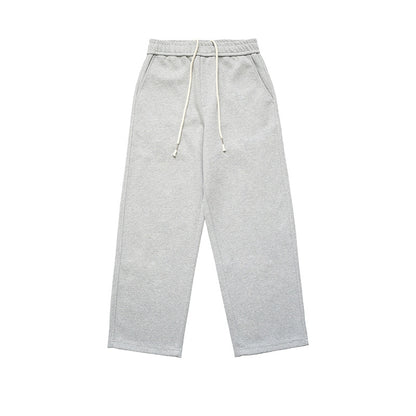 Knitted Cotton Casual Straight Pants