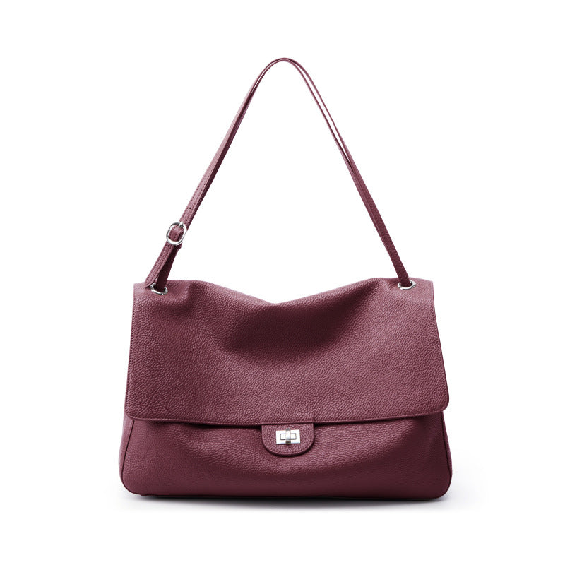 Top Grain Cowhide Leather Messenger Crossbody Shoulder Bag