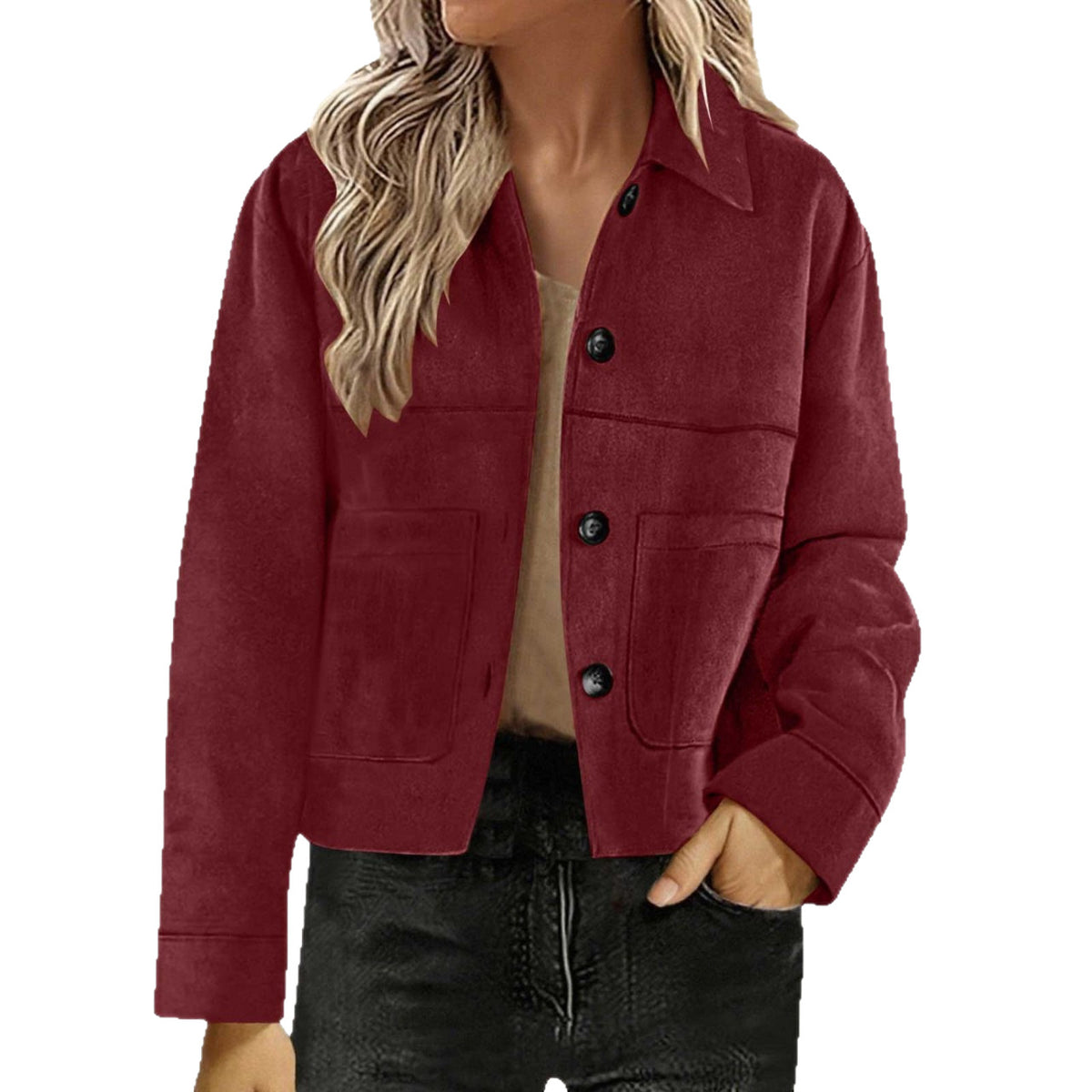 Short suede jacketg