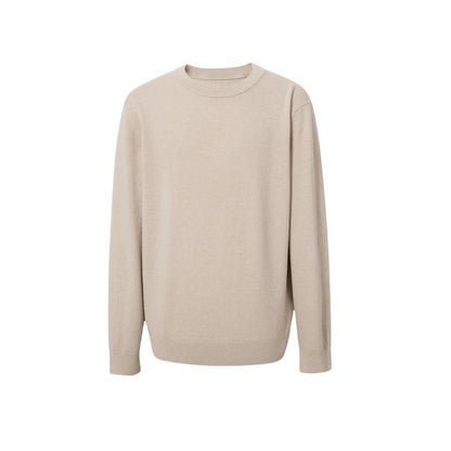 Men's Crew Neck Knit Sweater Long Sleeve