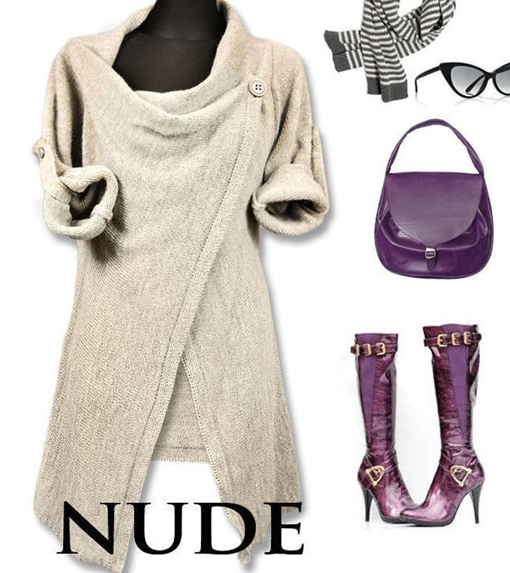 Dames Asymmetrisch Cardigan