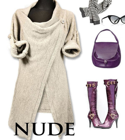 Dames Asymmetrisch Cardigan