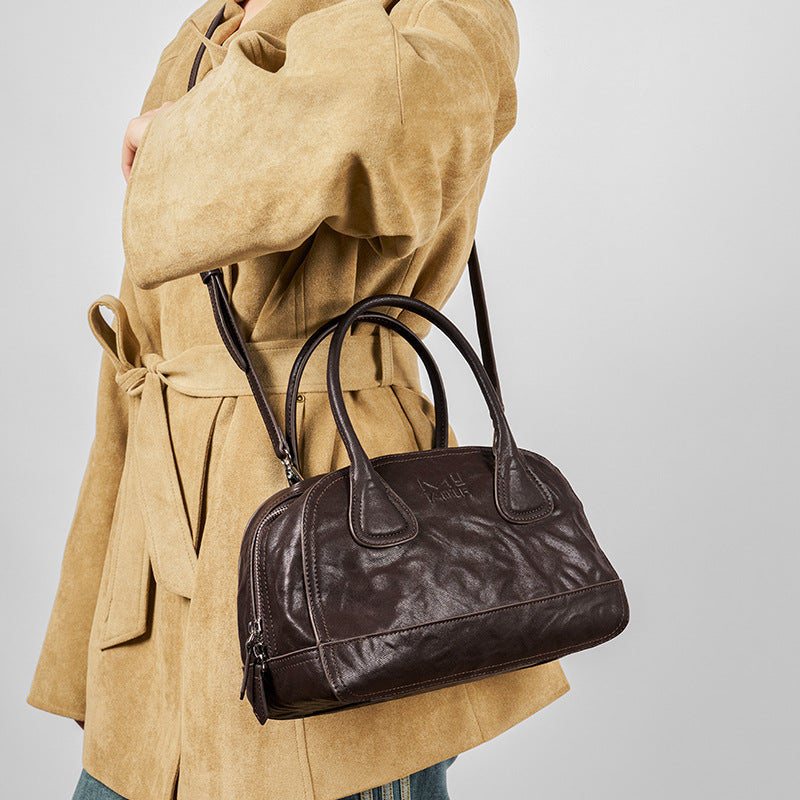 Genuine Leather Crossbody Shoulder Bag