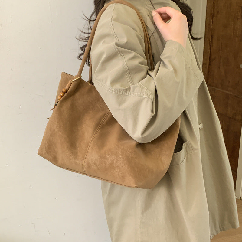 Retro Leopard Print Shoulder Bag