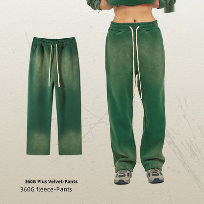 Spray Dyed Distressed Joggers Unisex