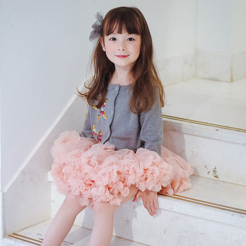 Kinder vest met pailletten sterren