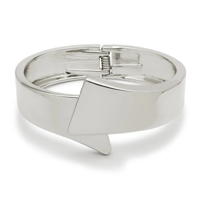 Dames statement armband  van legering met ruwe opening