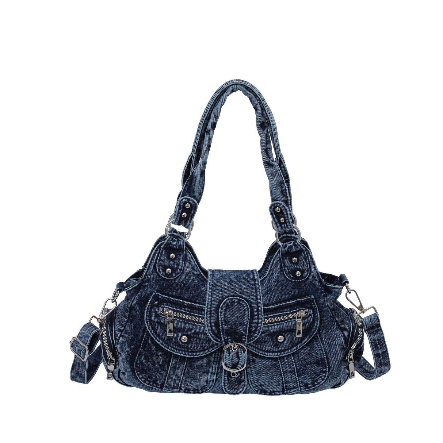 Retro Denim Women Shoulder Bag