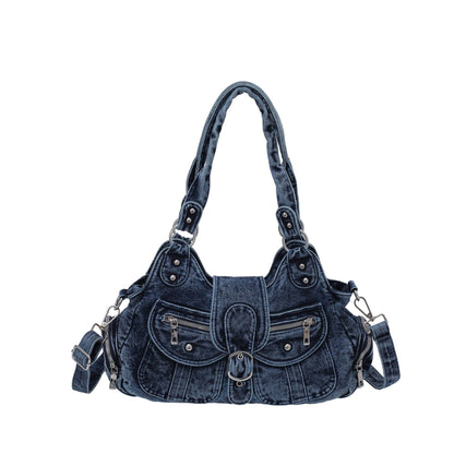 Retro Denim Women Shoulder Bag