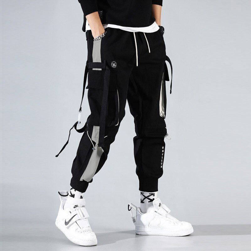 Losse hiphop trendy casual heren cargo joggingbroek