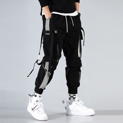 Losse hiphop trendy casual heren cargo joggingbroek