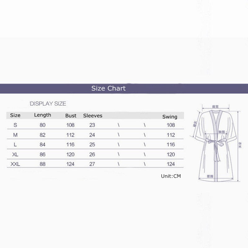 Women Faux Silk Robe Satin Wedding Bride Robe Large Size Sexy Floral Bathrobe Short Nightwear Women Pajamas Kimono