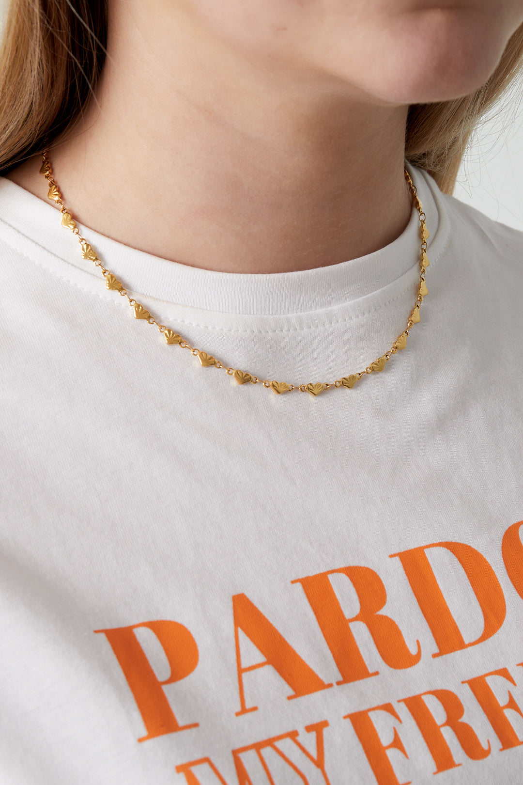 Strong heart ketting