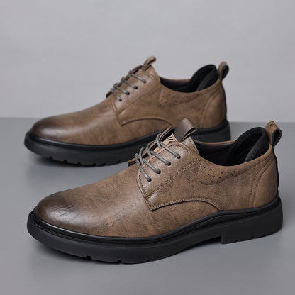 Ademende zakelijke high-end leren schoenen