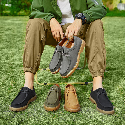 Mens Classic Leather Derby Shoes