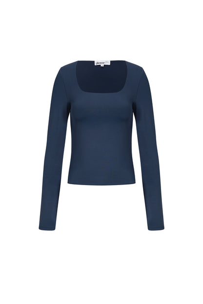 Nylon Lange mouwen tops Effen kleur Basic All Fit Kleding