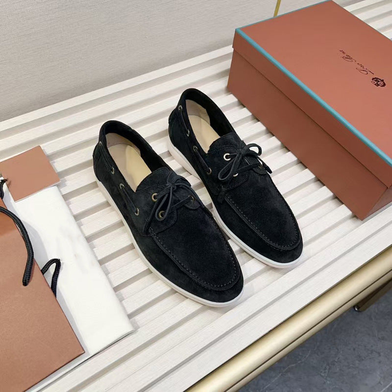 Casual Leather Shoes Simple All-match Fashion Men's Leather Loafers