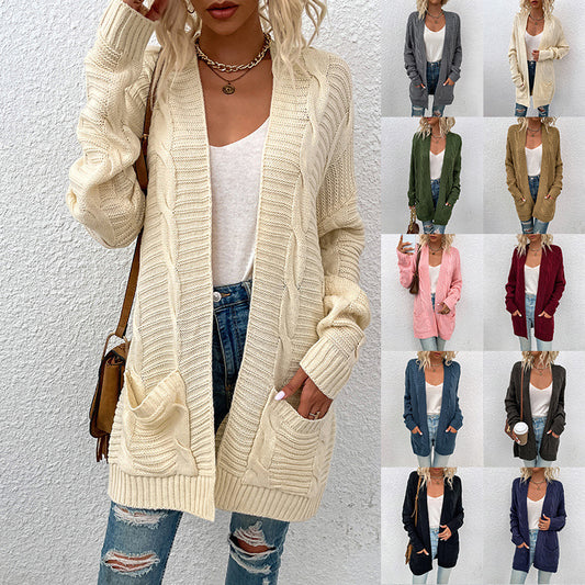 Drizzle Twist Middellange Cardigan