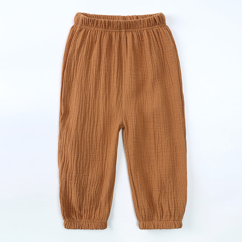 Children Cotton Linen Lantern Pants