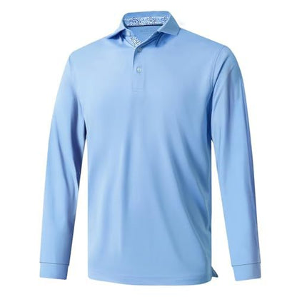 Mens Long Sleeve Polo Shirt