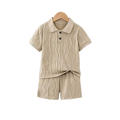 Children's Outfit Set for Boys  Short Pants Two-Piece Casual Stylish Wear