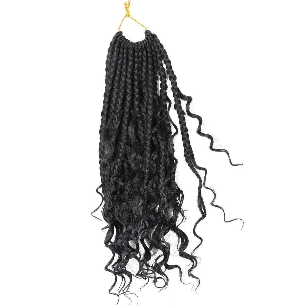Synthetic fiber braids