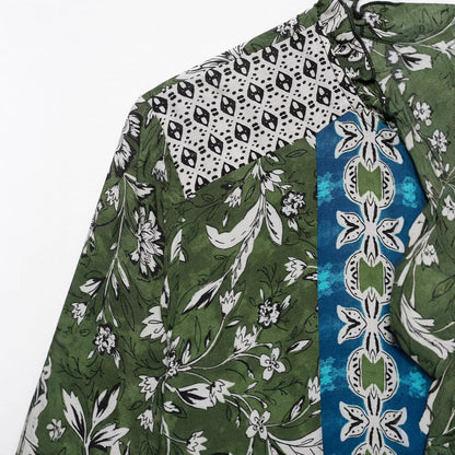 Loose printed MIDI dress